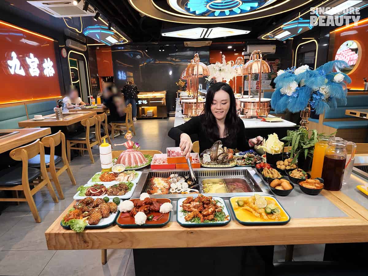 jiu gong ge bugis hotpot bbq buffet reviews