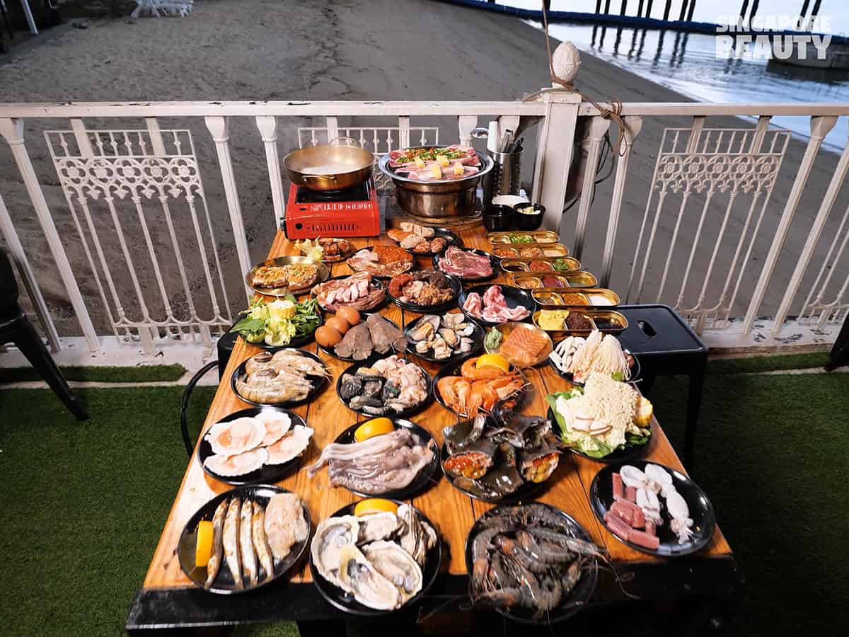 LAUT seafood buffet singapore menu