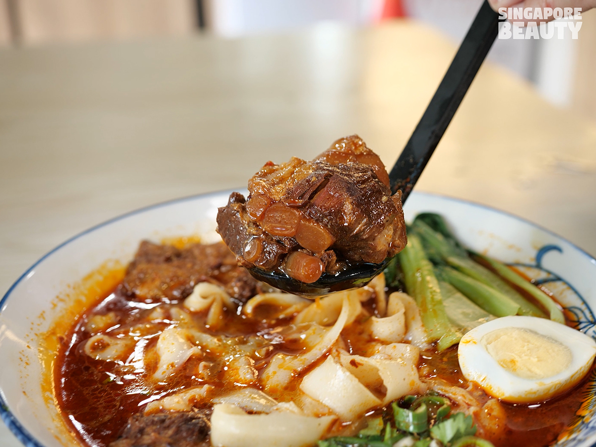 soft bone pork noodle