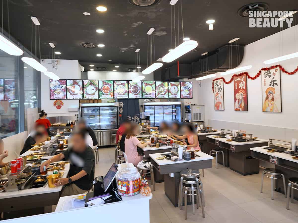 la bao tian hotpot bbq interior