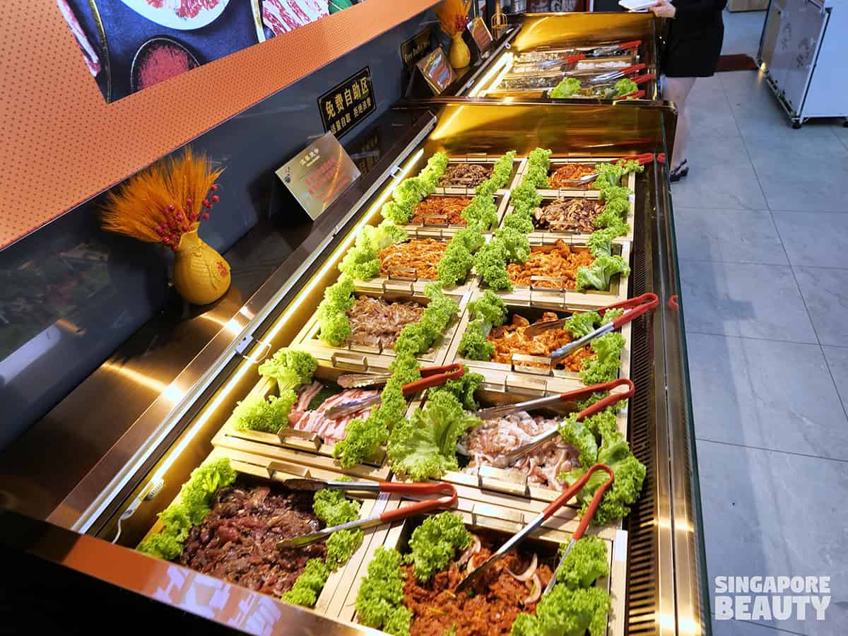 BBQ meat buffet
