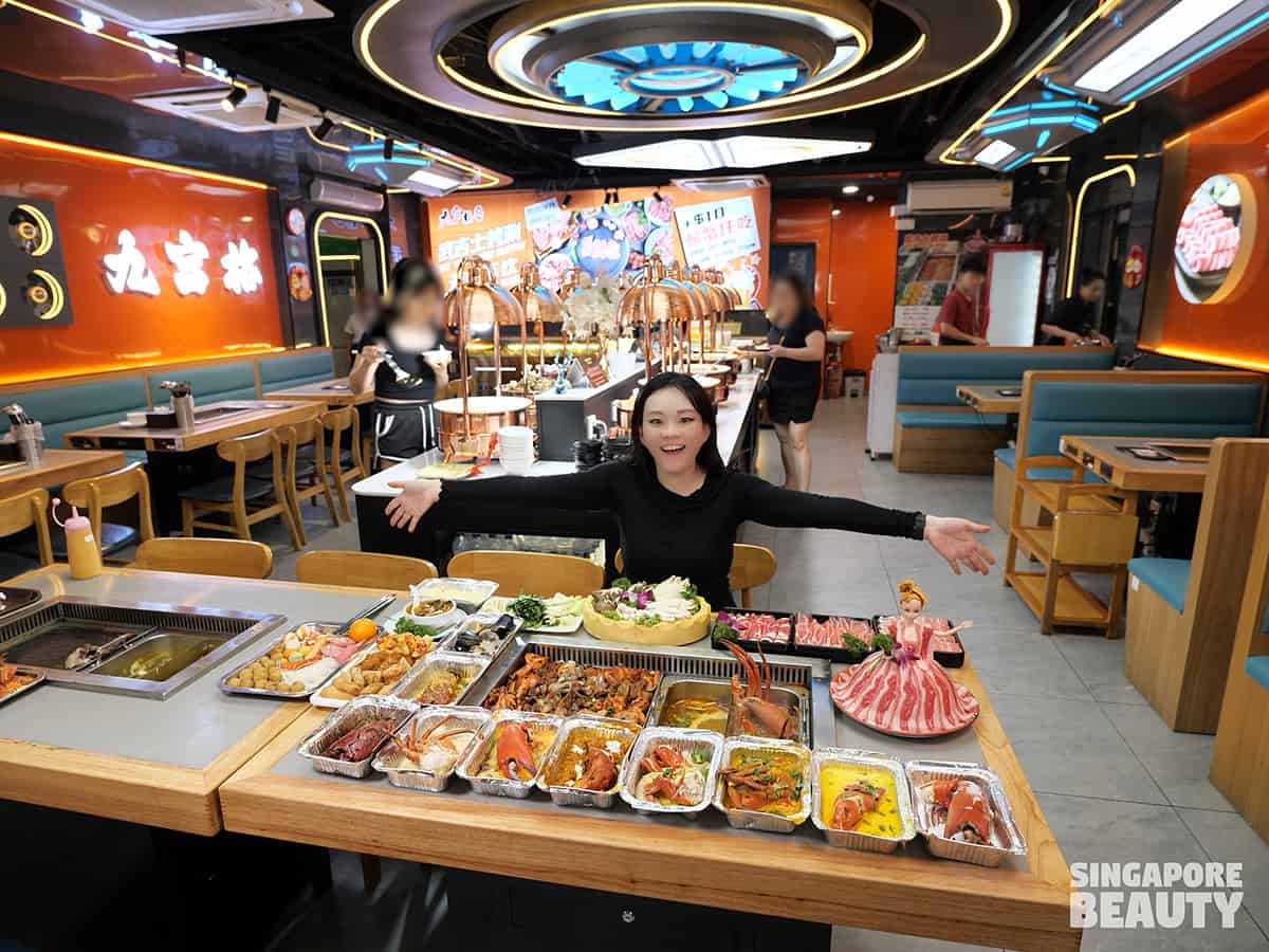 bbq grilled crab buffet