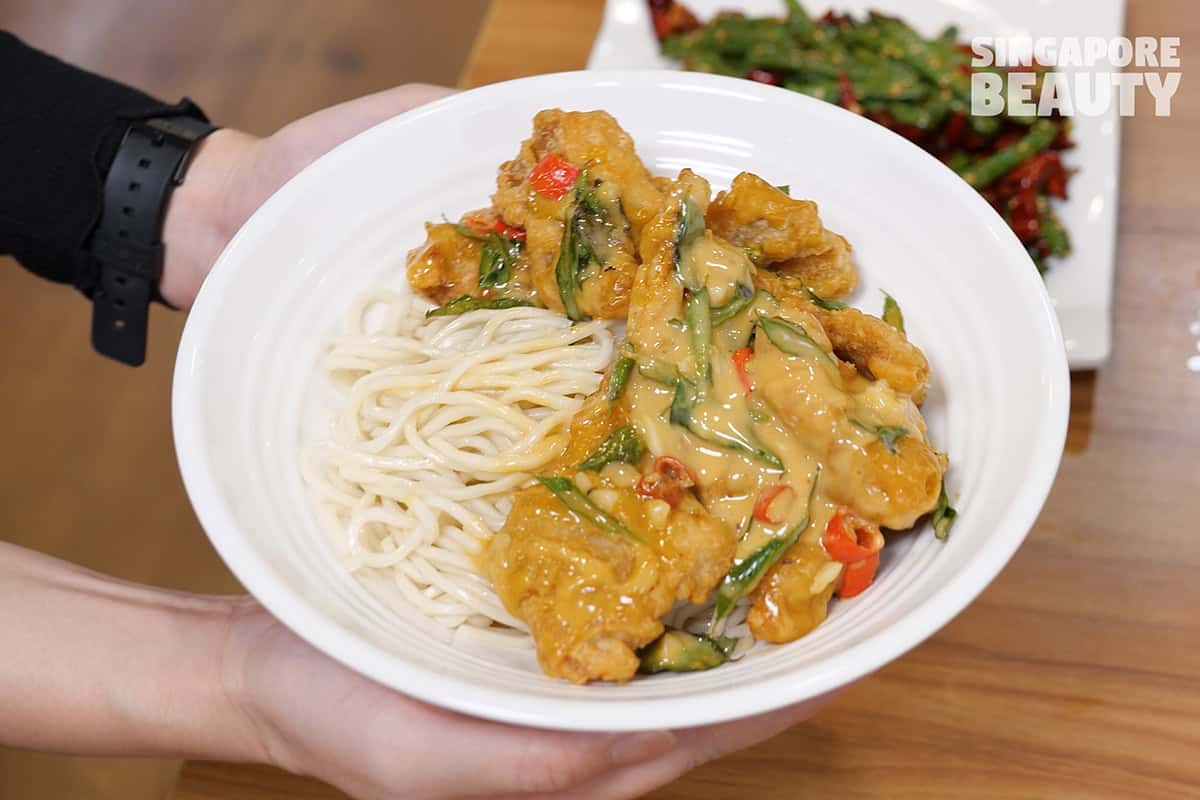 salted egg ribs ramen